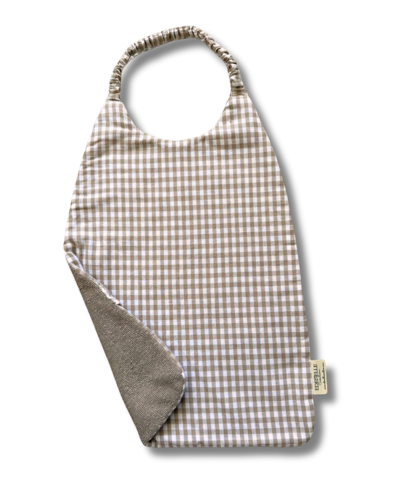 Bavoir de cantine personnalisé - Eponge et vichy