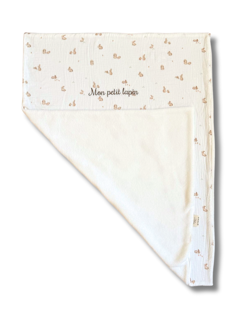 Couverture Lapinou personnalisée