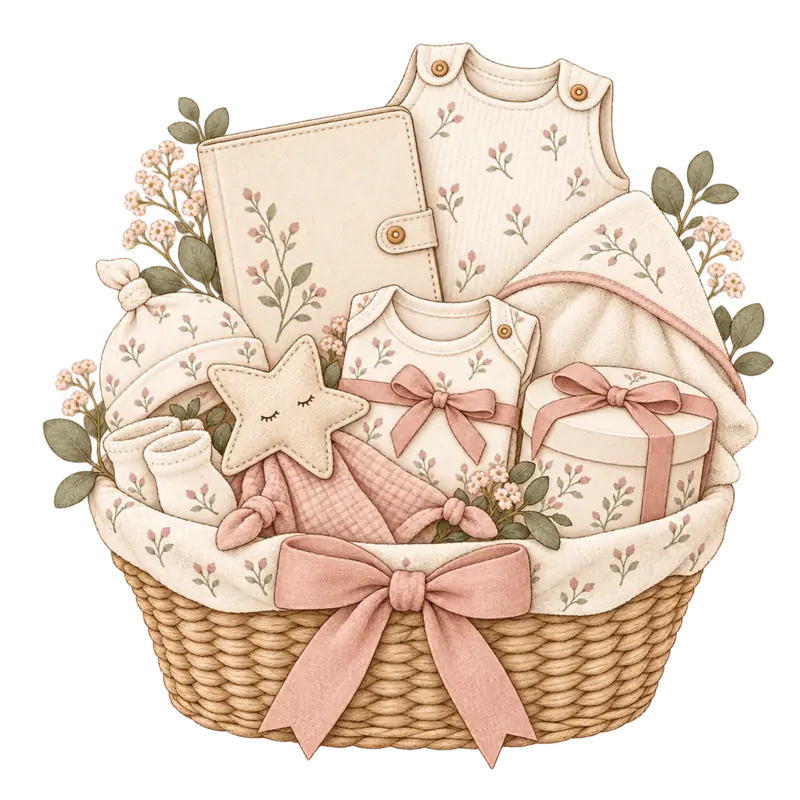 Coffret de naissance prêt à offrir