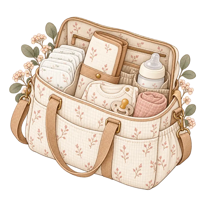 Le sac à langer organisé