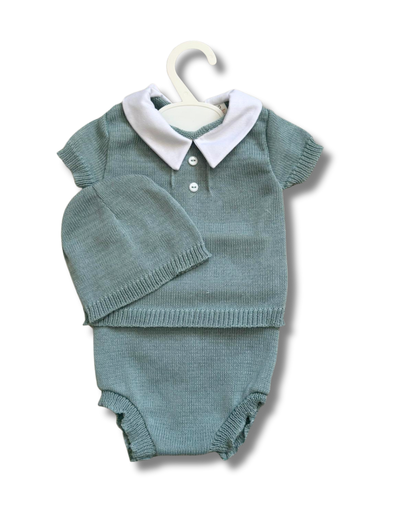 Ensemble bébé court - Vert