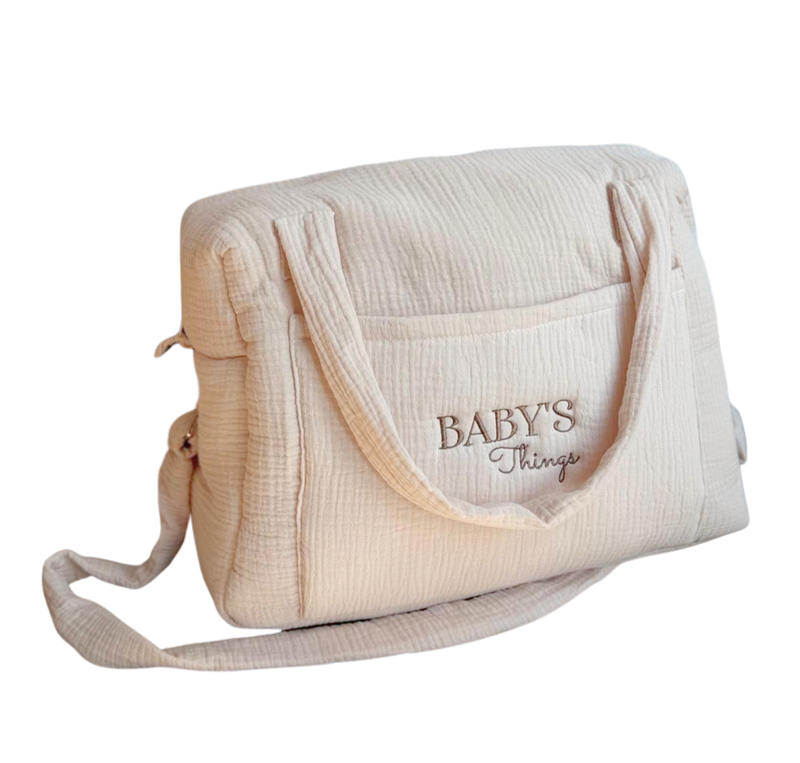 Sac à langer personnalisé - Beige