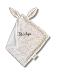 Doudou Flowers personnalisé brodé personnalisé au prénom de bébé — Edenelle Création