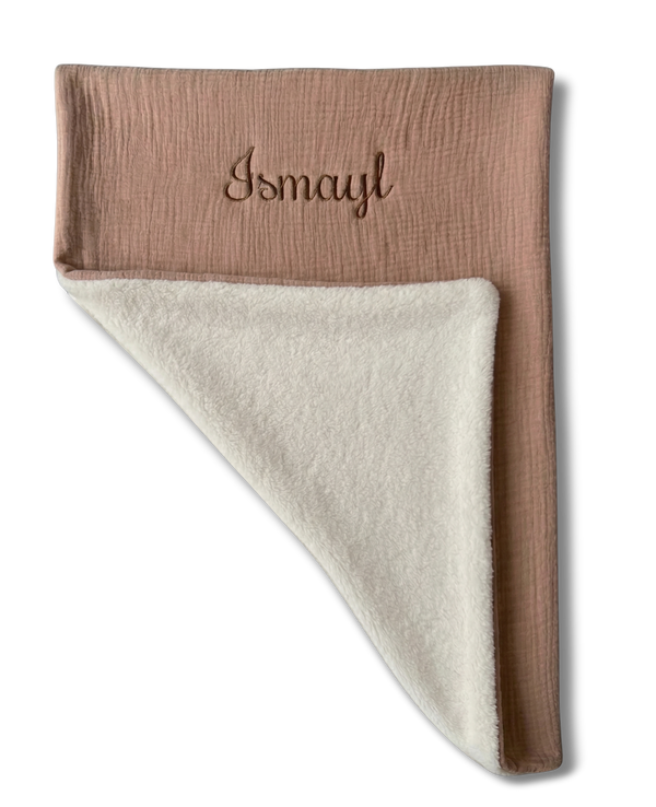 Couverture Douillette Cacao personnalisée