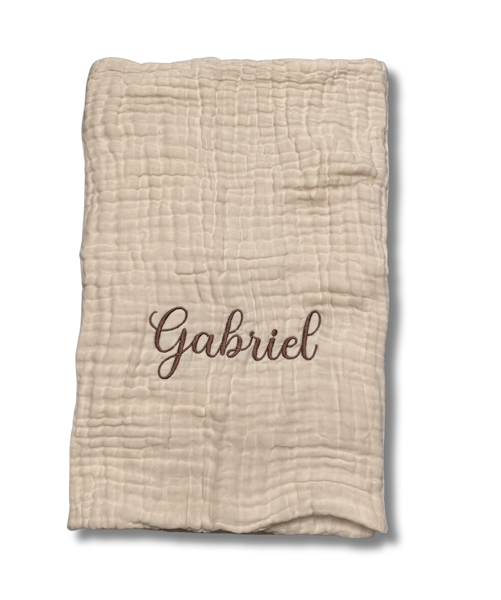 Couverture légère - 100% gaze de coton beige