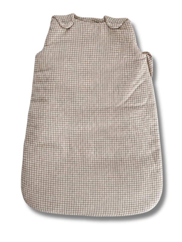 Gigoteuse coton vichy personnalisée