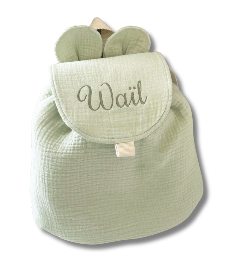 Sac à dos personnalisé - Vert sauge