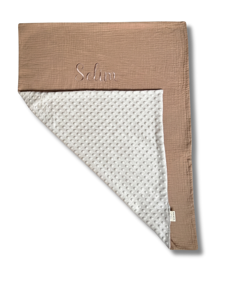 Couverture Douceur Cacao personnalisée