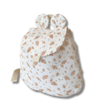 Sac à dos personnalisé - Feuilles caramel brodé personnalisé au prénom de bébé — Edenelle Création